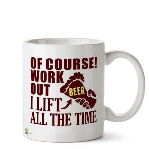 Workout lift beer funny - lift,