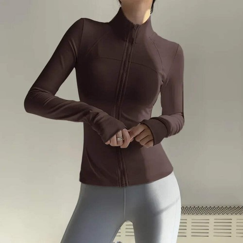 Women zip fitness clothes - women, long
