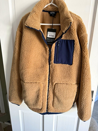 Gym coffee teddy fleece jacket - teddy,