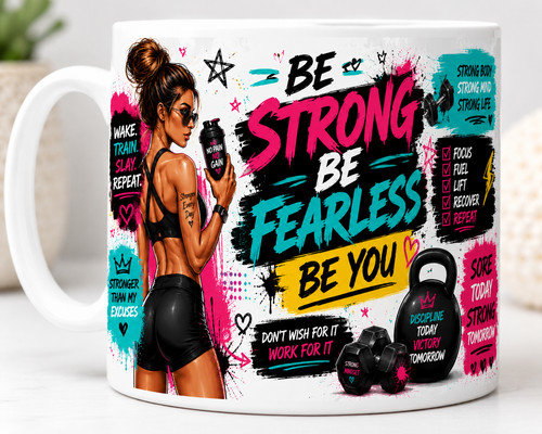 Gym lover motivation mug - gym, be