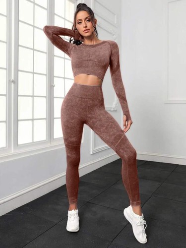 2pcs gym sets women seamless - 2pcs,