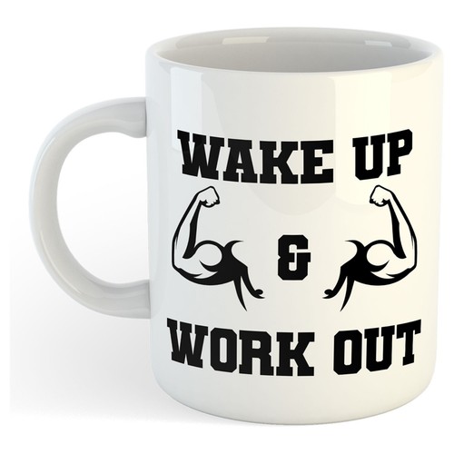 11oz mug wake - mug, up