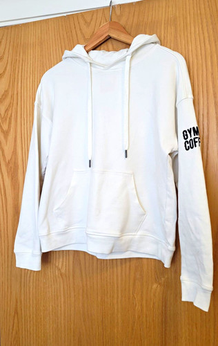 Gym coffee women white logo - gym+coffee,
