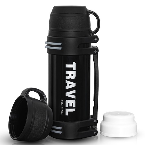 Stainless steel thermos - steel,
