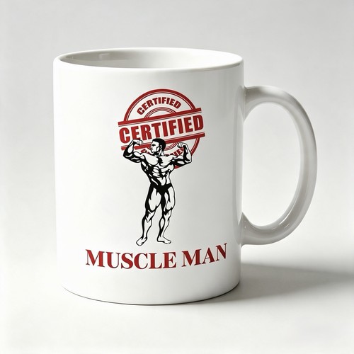 Muscle man mug - 11oz, certified
